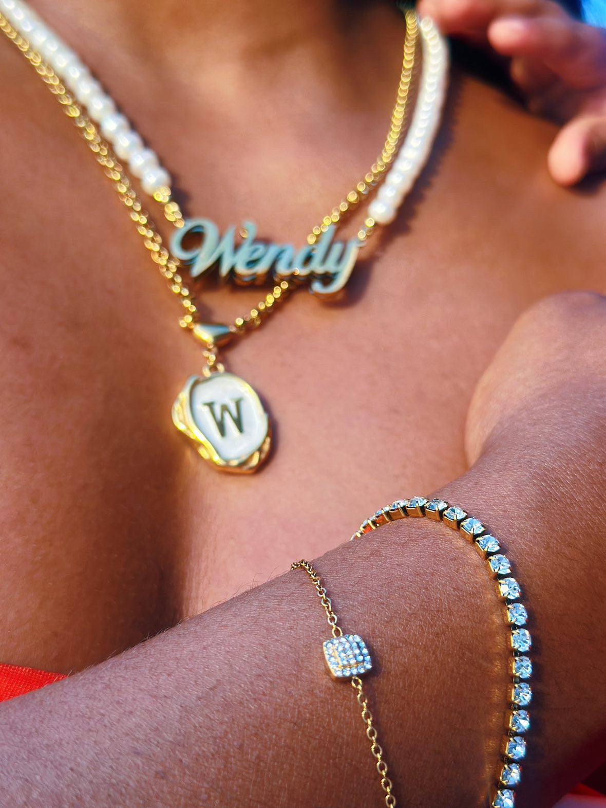 Pearl Custom Nameplate