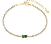 Esmeralda tennis bracelet
