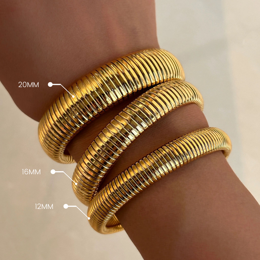 Yves Triple Rib Bangle (Set of 3)