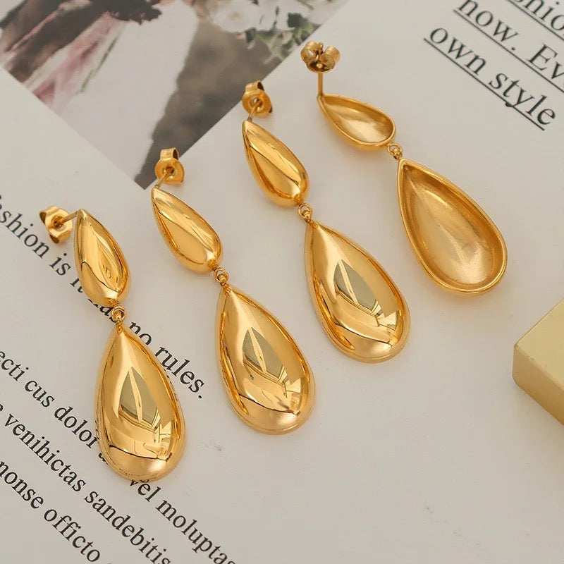 Eden Double Drop Earring Set
